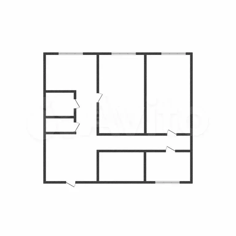 3-к. квартира, 71,5 м, 3/3 эт. - Фото 0