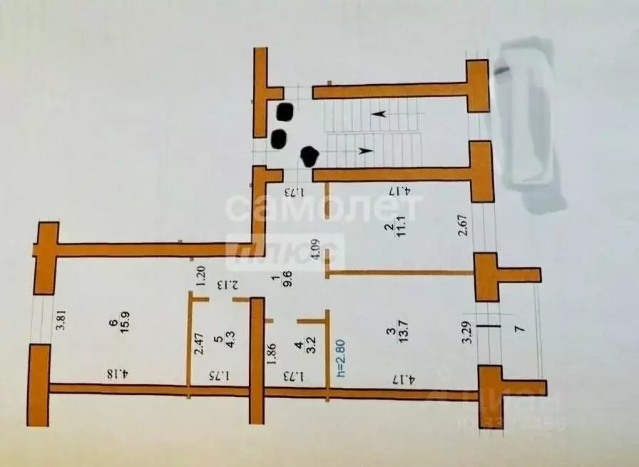 2-к кв. Архангельская область, Котлас просп. Мира, 7 (57.8 м) - Фото 2