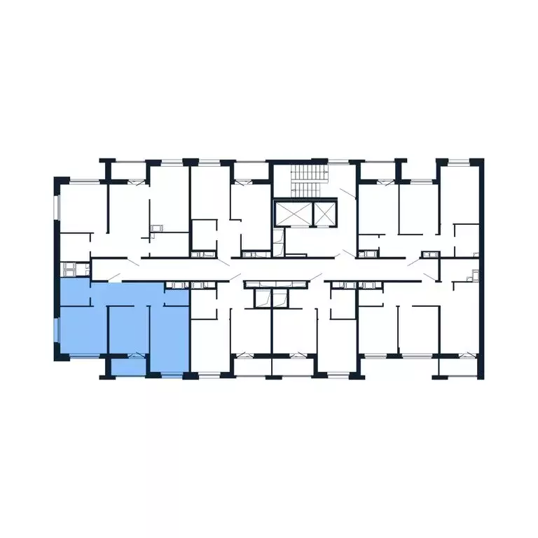 2-комнатная квартира: Новоселье, Центральная улица, 30к2 (50.4 м) - Фото 2