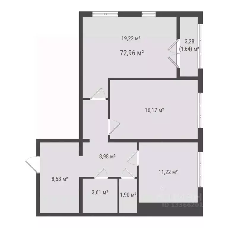2-к кв. Сахалинская область, Южно-Сахалинск ул. Ленина (71.32 м) - Фото 1