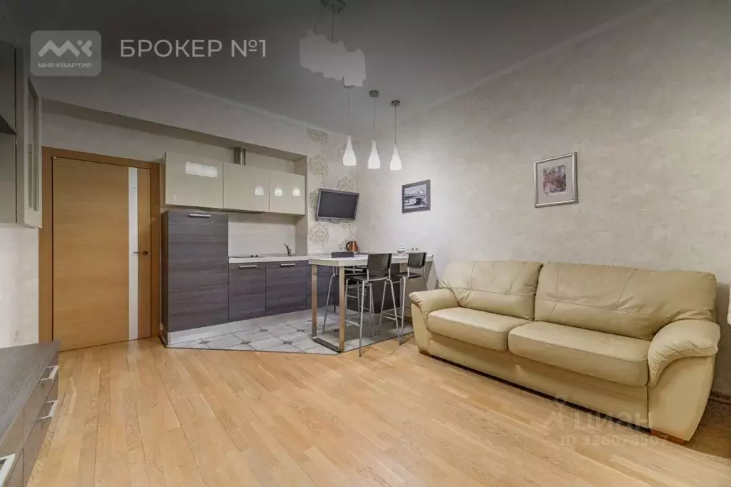 1-к кв. Санкт-Петербург наб. Реки Карповки, 16к2 (54.0 м) - Фото 2