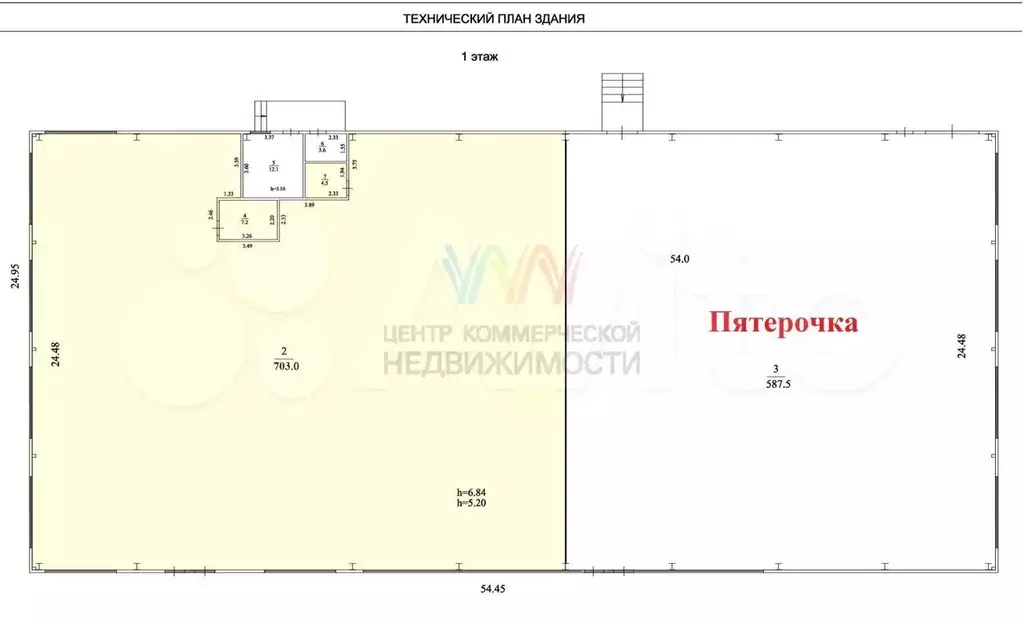 Торговые помещения 700 кв.м в с. Нижегородка - Фото 0