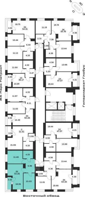 2-к кв. Тульская область, Тула городской округ, с. Осиновая Гора ул. ... - Фото 1