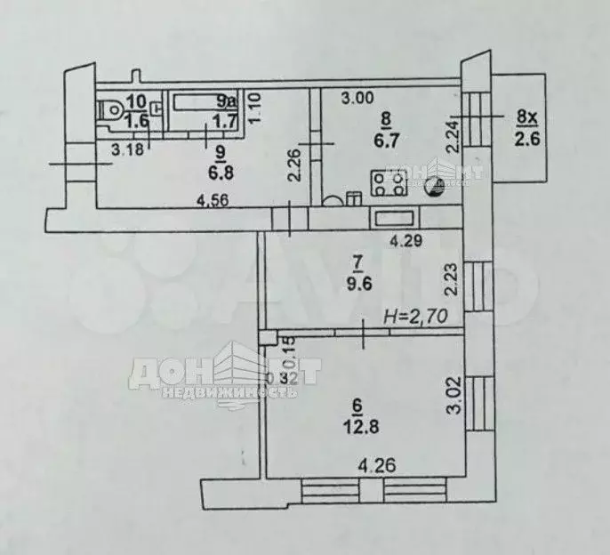 2-к. квартира, 40 м, 3/4 эт. - Фото 0