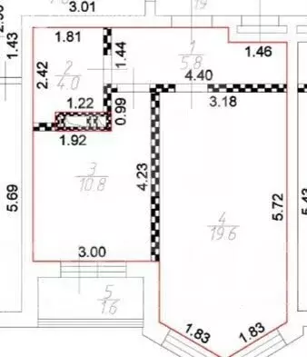 1-комнатная квартира: Мурино, ЖК Тридевяткино Царство, 11 (42 м) - Фото 1
