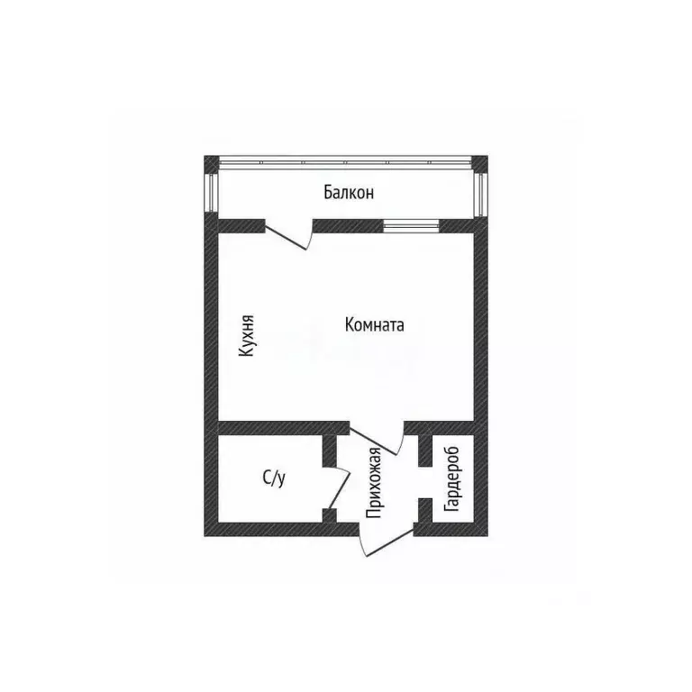 Студия Краснодарский край, Краснодар ул. Конгрессная, 19/1к2 (26.6 м) - Фото 1