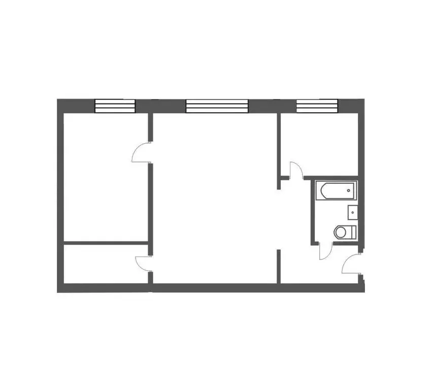 2-комнатная квартира: Сатка, Индустриальная улица, 8 (40.4 м) - Фото 1