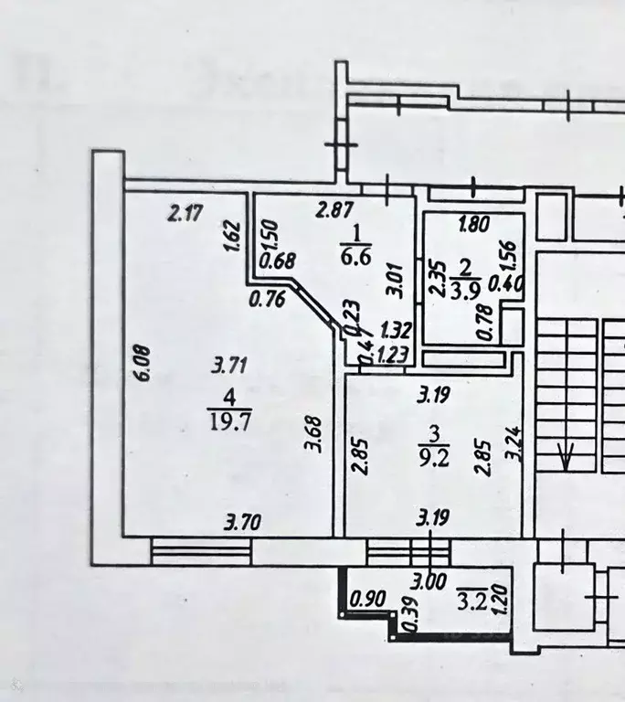 1-к кв. Калужская область, Обнинск ул. Курчатова, 27/1 (39.4 м) - Фото 2