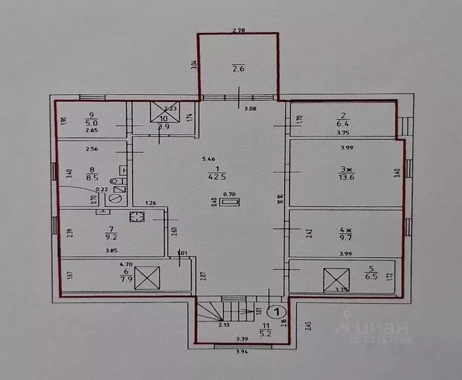 5-к кв. Калининградская область, Зеленоградск 1-й Октябрьский пер. ... - Фото 2