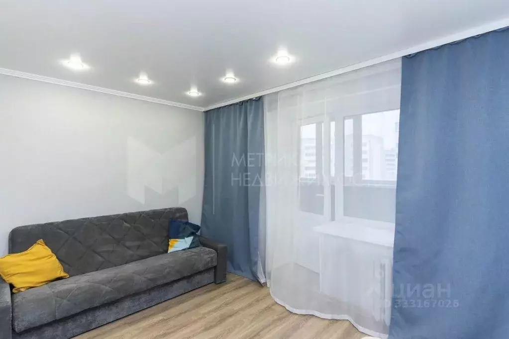 Студия Тюменская область, Тюмень ул. Станционная, 26Бк1 (28.1 м) - Фото 1