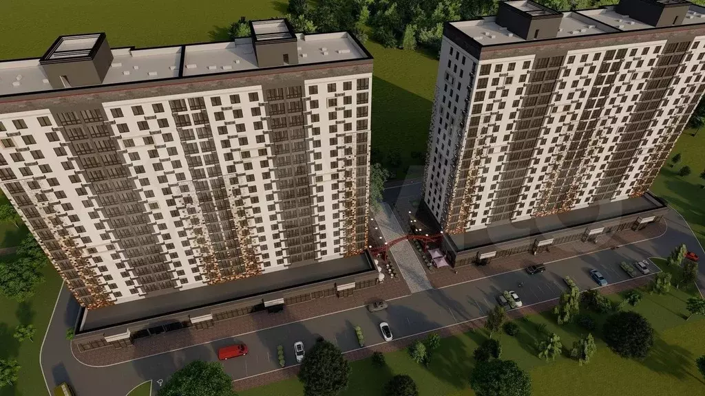2-к. квартира, 69,5 м, 13/17 эт. - Фото 1