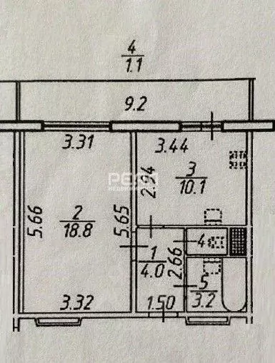 1-к кв. Санкт-Петербург ул. Маршала Казакова, 50к1 (37.2 м) - Фото 1