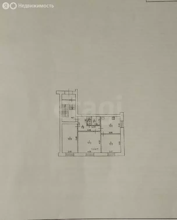 3-комнатная квартира: Петушки, улица Кирова, 6 (69.1 м) - Фото 0