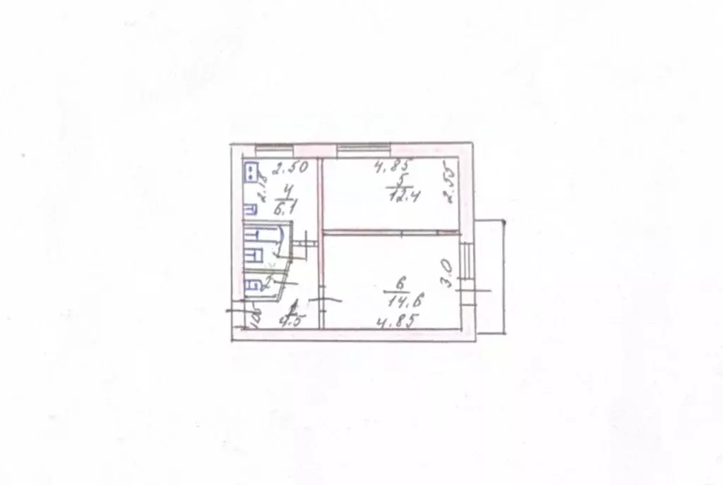 2-к кв. Крым, Симферополь ул. Крымских Партизан, 21 (43.0 м) - Фото 2