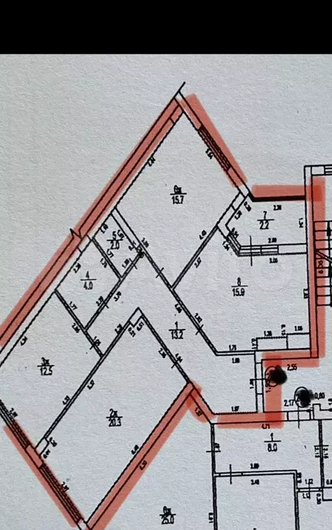 3-к. квартира, 83,6 м, 9/9 эт. - Фото 0