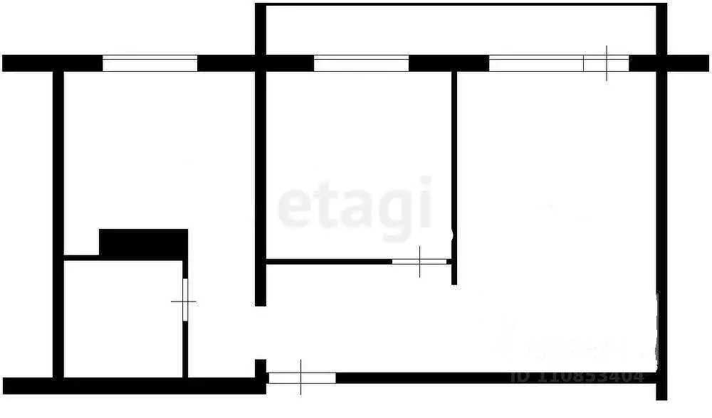 2-к кв. Тульская область, Узловая ул. Трегубова, 38 (43.3 м) - Фото 1