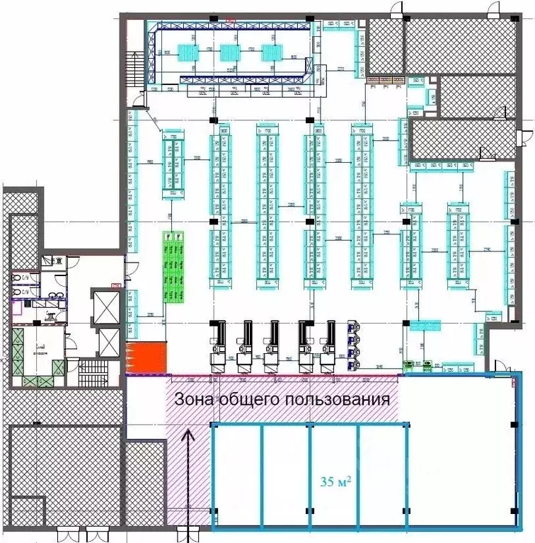 Торговая площадь в Московская область, Мытищи ул. Мира, 26А (35 м) - Фото 2