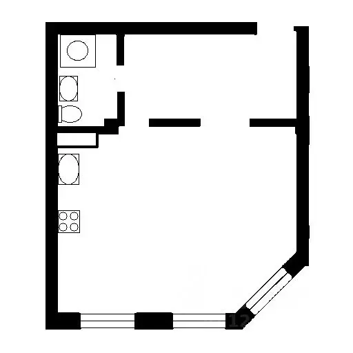1-к кв. Санкт-Петербург просп. Ветеранов, 130 (46.6 м) - Фото 2