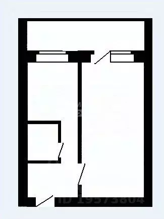 1-к кв. Томская область, Томск ул. Некрасова, 6 (31.6 м) - Фото 1