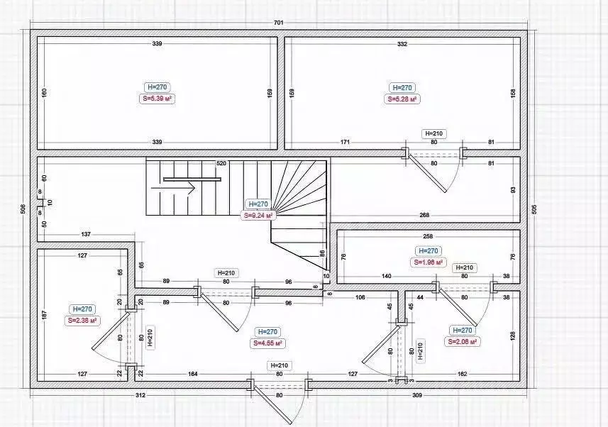 2-к кв. Ингушетия, Джейрах с/пос, с. Джейрах ул. Льянова (98.0 м) - Фото 1
