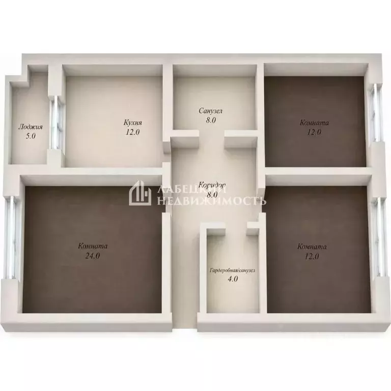 Квартира, 3 комнаты, 85 м - Фото 0