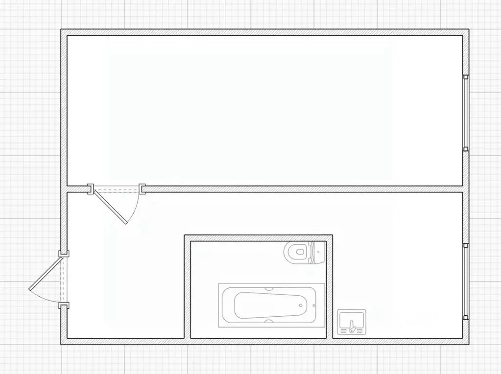 1-к кв. Ставропольский край, Пятигорск ул. Юлиуса Фучика, 6К1 (32.5 м) - Фото 2