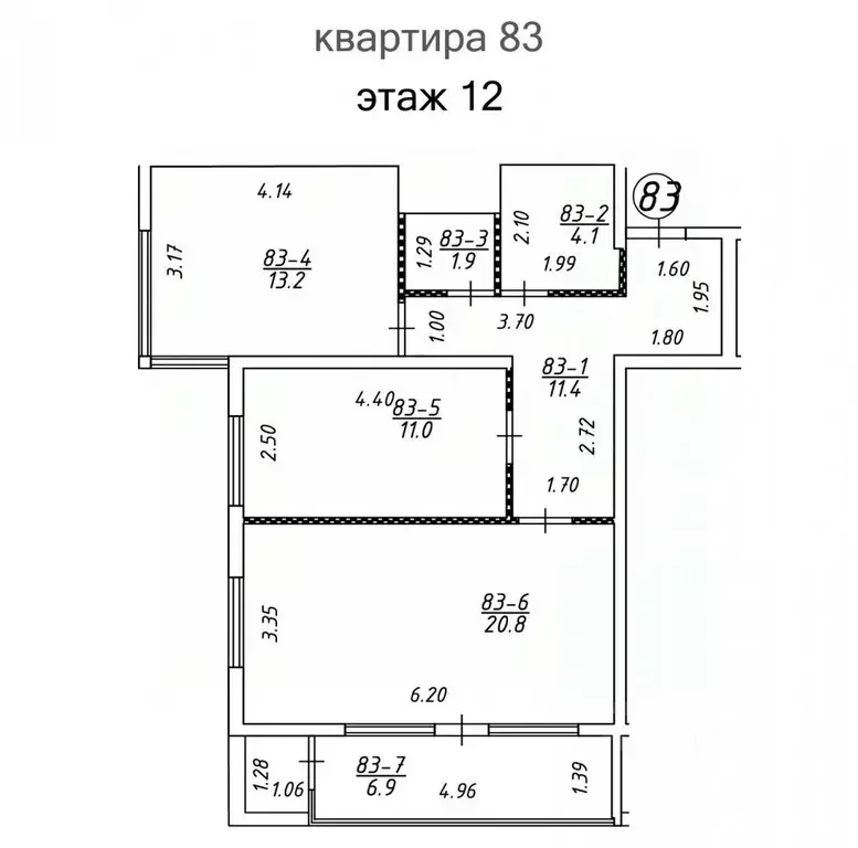 2-к кв. Крым, Ялта ул. Крупской, 52 (69.0 м) - Фото 2