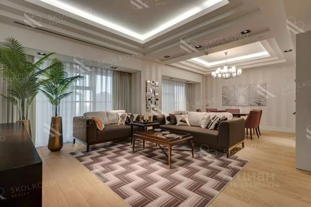 2-к кв. Москва 1-й Красногвардейский проезд, 15 (108.0 м) - Фото 1
