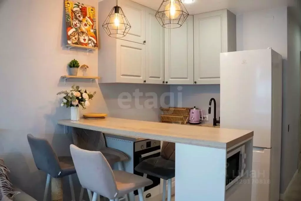 Студия Тюменская область, Тюмень ул. Вадима Бованенко, 1 (23.7 м) - Фото 1