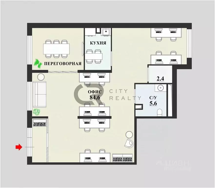 Помещение свободного назначения в Санкт-Петербург ш. Революции, 3к2 ... - Фото 2