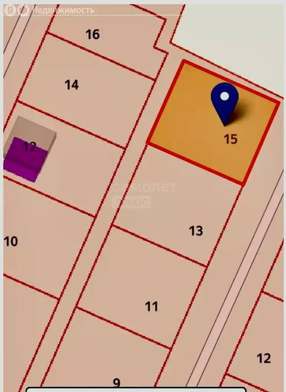 Участок в посёлок Караванный, Майская улица (10.5 м) - Фото 1