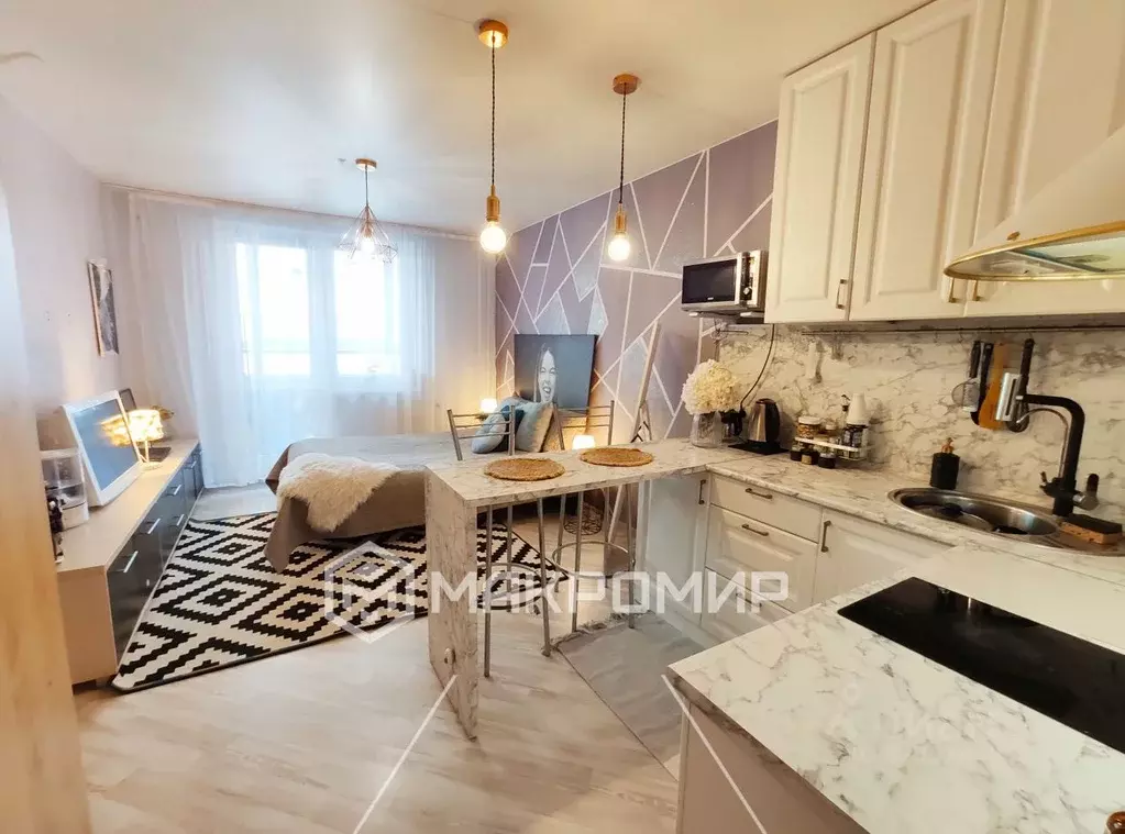 Студия Кировская область, Киров ул. Ивана Попова, 64 (24.6 м) - Фото 1