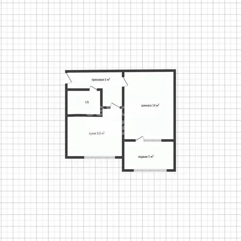 1-к кв. Адыгея, Майкоп ул. Хакурате, 229 (36.4 м) - Фото 1