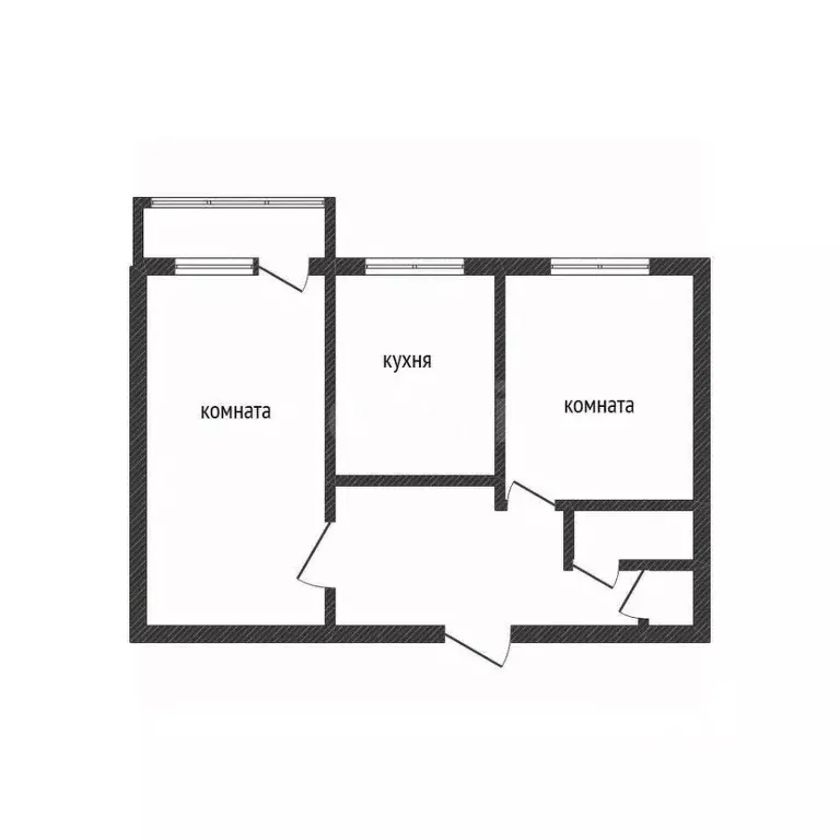 2-к кв. Краснодарский край, Краснодар Комсомольский мкр, ул. 30-й ... - Фото 2