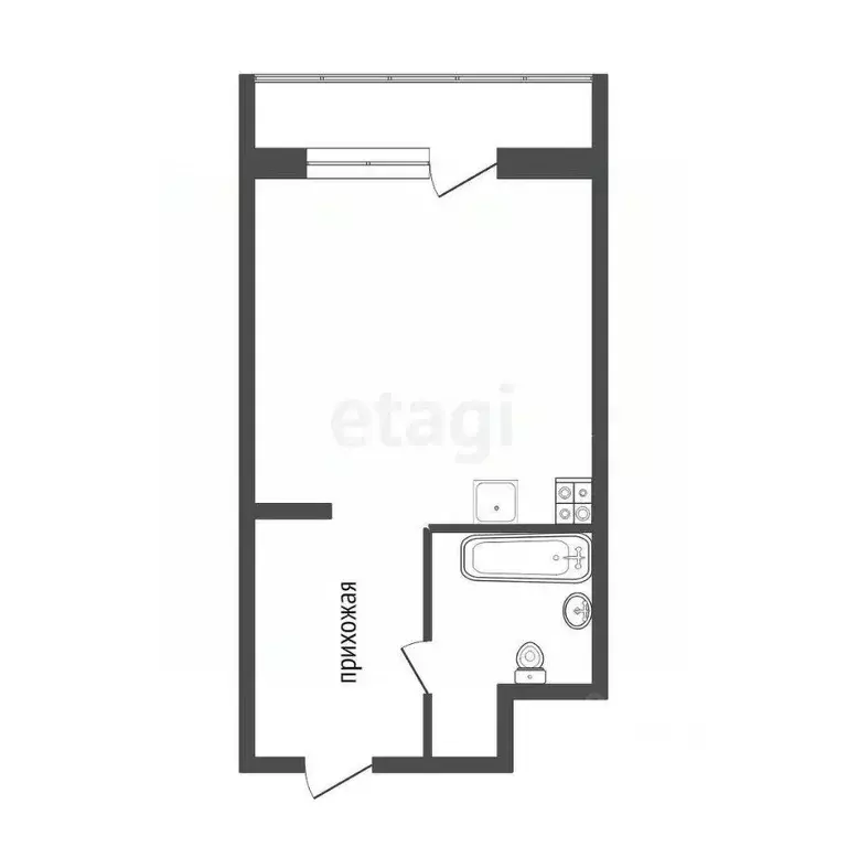 Студия Воронежская область, Воронеж ул. 9 Января, 133 (20.9 м) - Фото 1