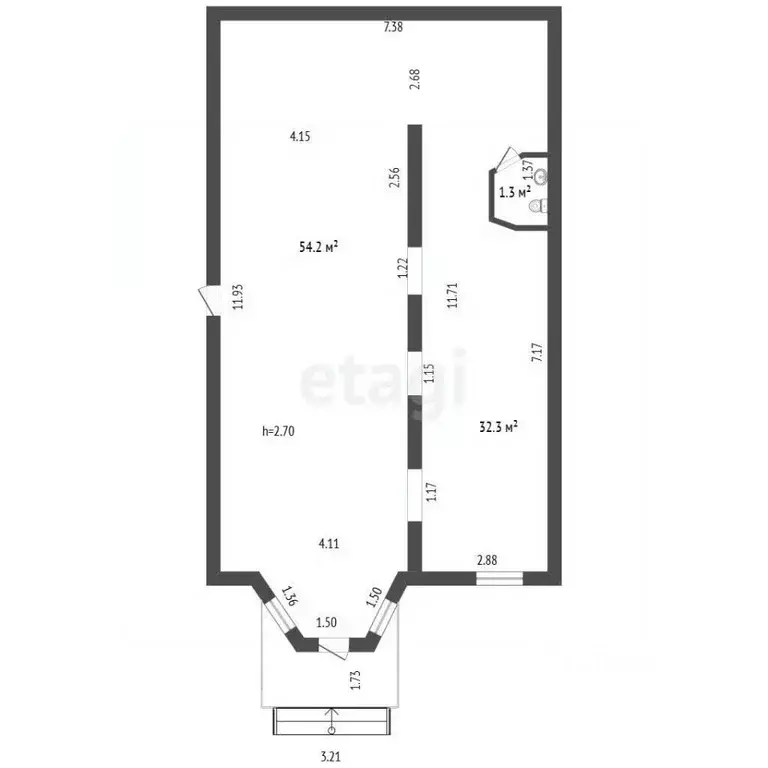 Помещение свободного назначения в Орловская область, Орел ... - Фото 2