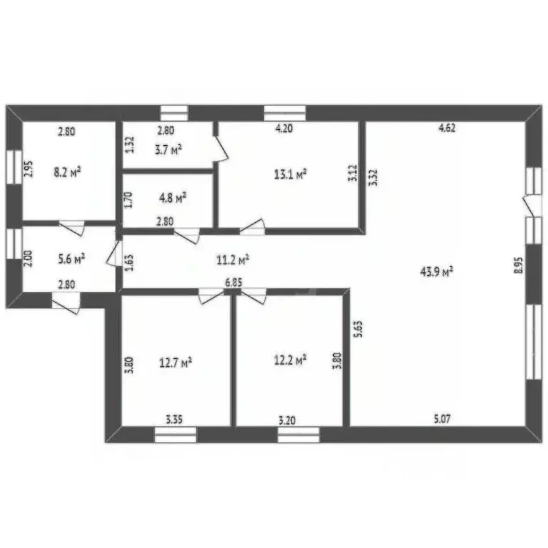 Дом в Башкортостан, Стерлитамакский район, Казадаевский сельсовет, с. ... - Фото 0