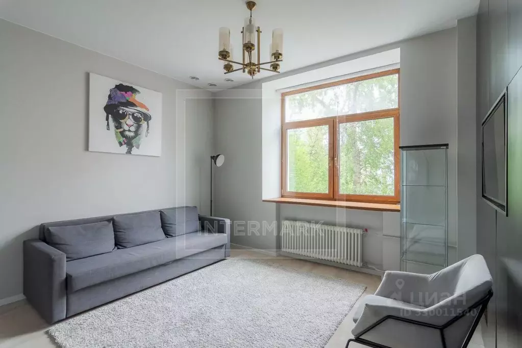 1-к кв. Москва пер. Красина, 16С1 (45.0 м) - Фото 2