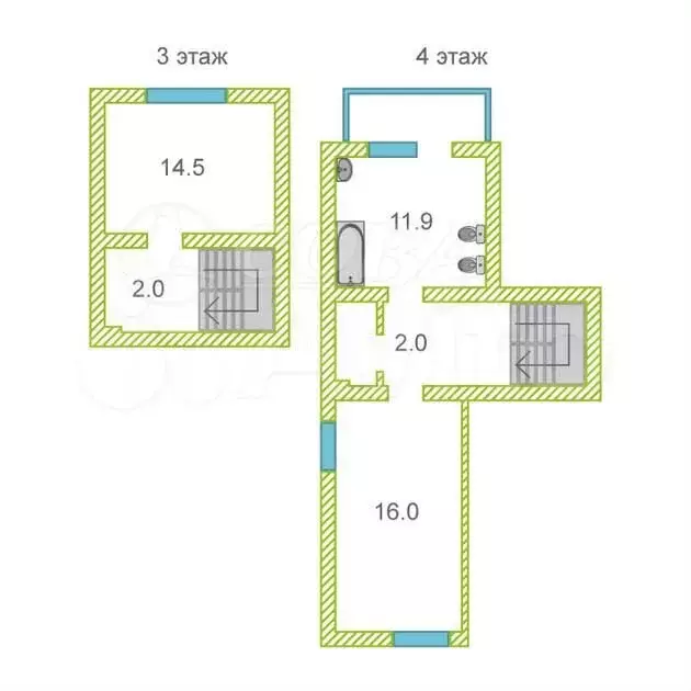 5-к. квартира, 215 м, 1/4 эт. - Фото 1