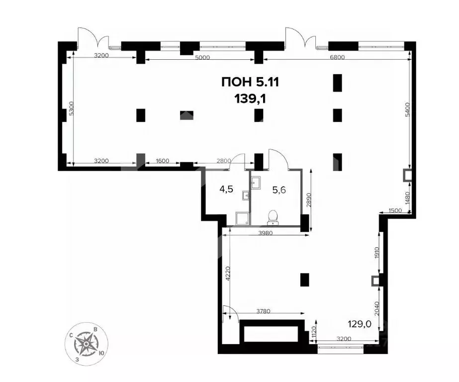Торговая площадь в Московская область, Ленинский городской округ, д. ... - Фото 2