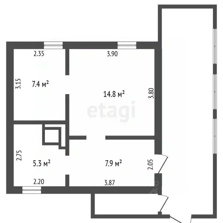 Дом в Кемеровская область, Новокузнецк пер. Пархоменко (38 м) - Фото 2