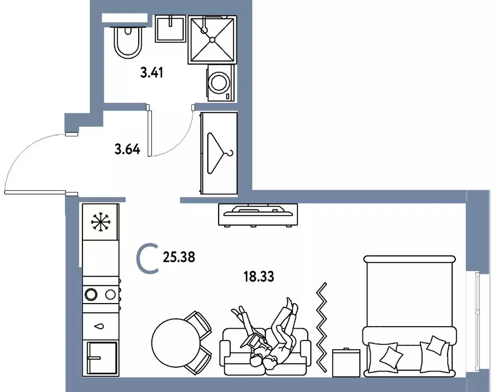 Студия Свердловская область, Екатеринбург муниципальное образование, ... - Фото 1