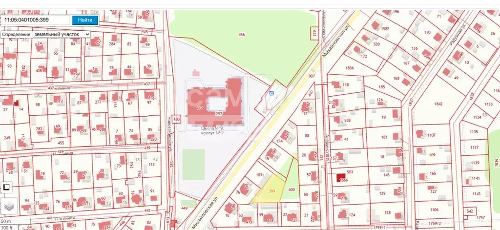Участок в посёлок городского типа Краснозатонский, Михайловская улица ... - Фото 1