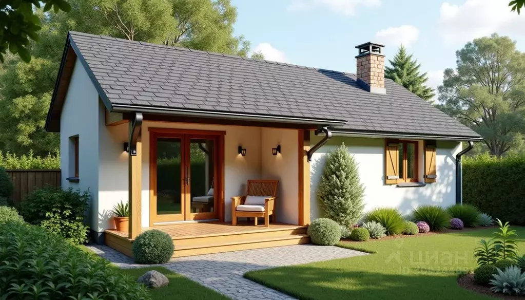 Дом в Тюменская область, Нижнетавдинский район, Строитель ТСН  (48 м) - Фото 1