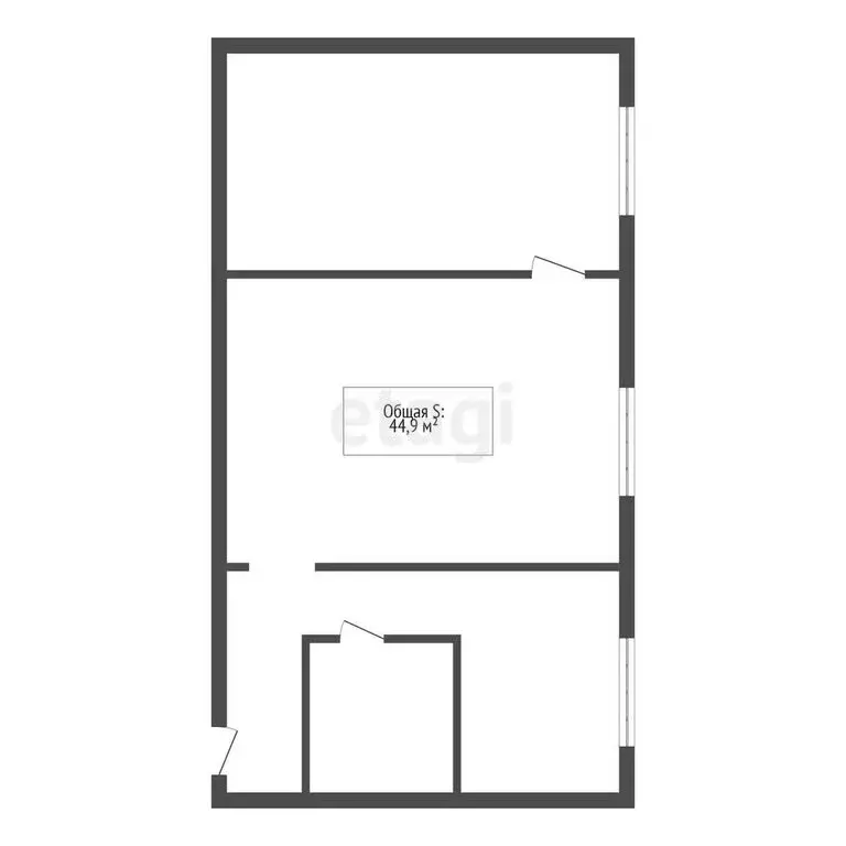 2-комнатная квартира: Новокузнецк, улица Новаторов, 14 (44.9 м) - Фото 0