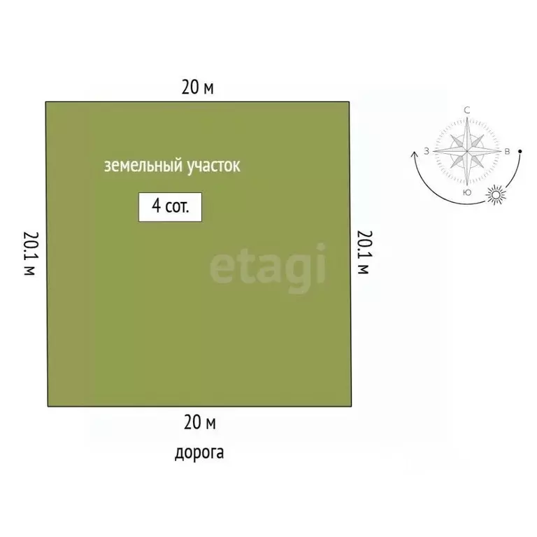 Участок в Тюменская область, Тюменский муниципальный округ, д. ... - Фото 2
