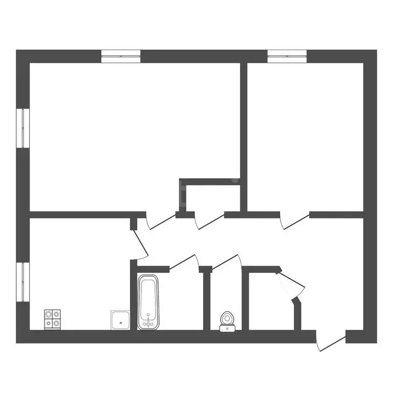 2-комнатная квартира: Златоуст, улица Аносова, 251 (51.9 м) - Фото 1