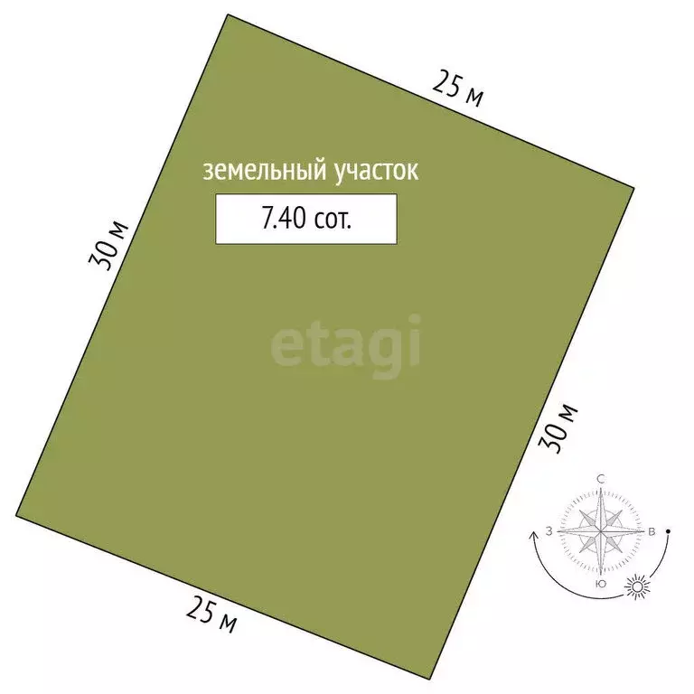 Участок в Томский район, ДНТ Новые Вешки, Цветочная улица (7.4 м) - Фото 0