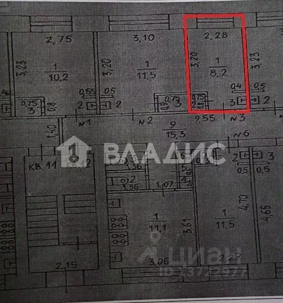 Комната Нижегородская область, Нижний Новгород Рулевой пер., 15 (8.2 ... - Фото 2