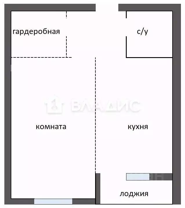 1-к кв. Московская область, Люберцы Хлебозаводской проезд, 1А (32.1 м) - Фото 2